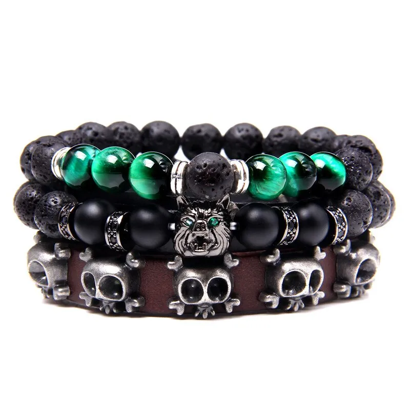 Natural Labradorite Bracelets Set Clear Energy