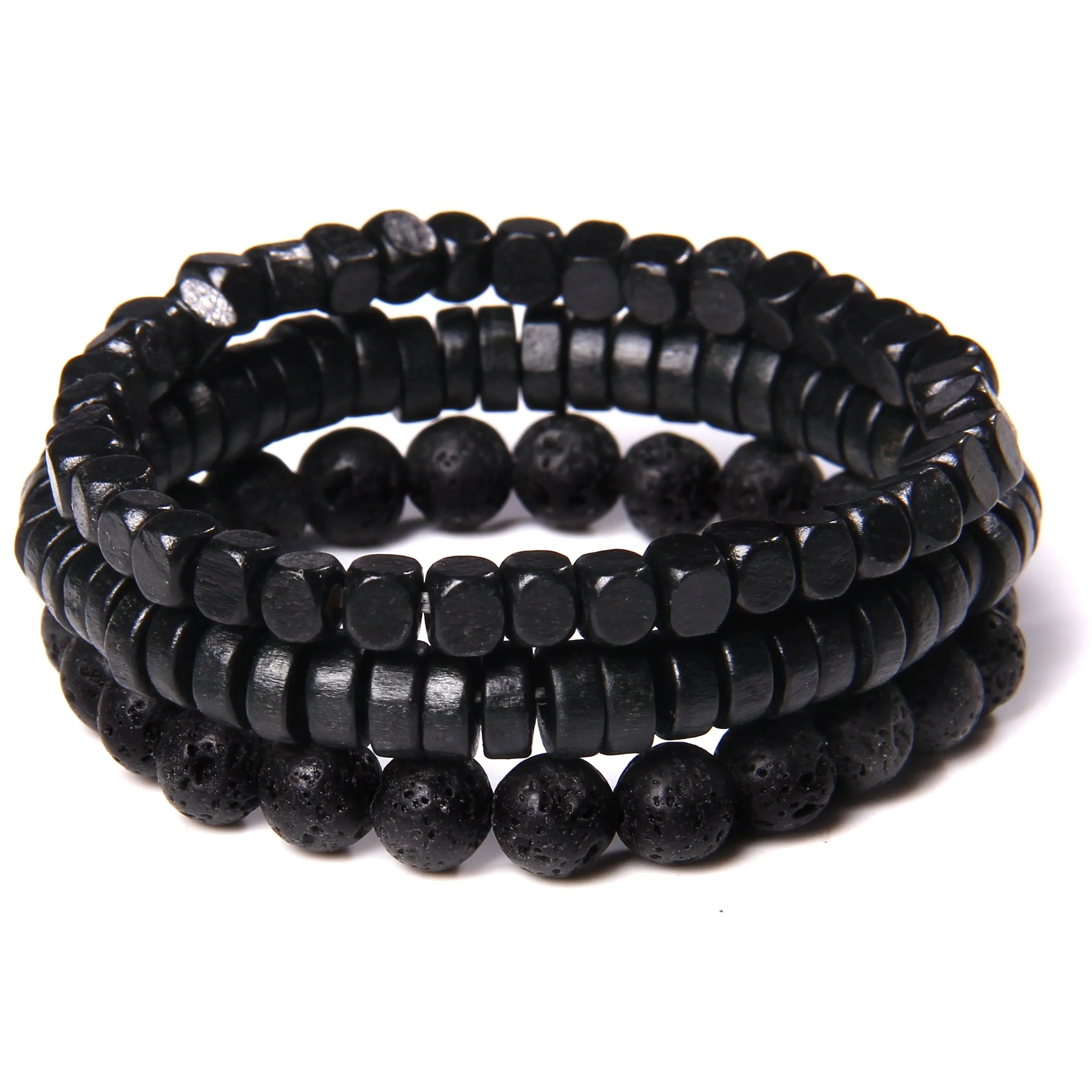 Natural Labradorite Bracelets Set Clear Energy