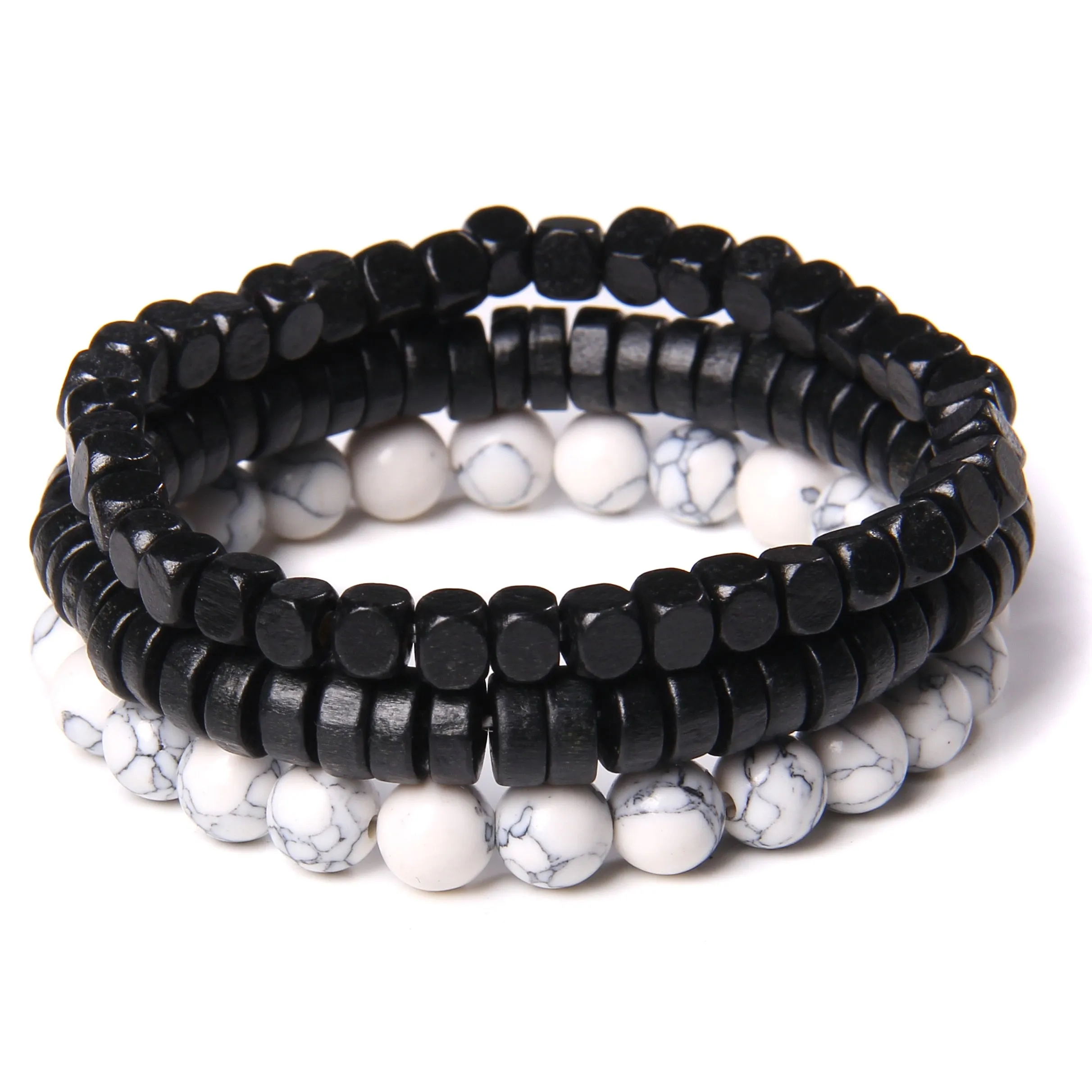Natural Labradorite Bracelets Set Clear Energy