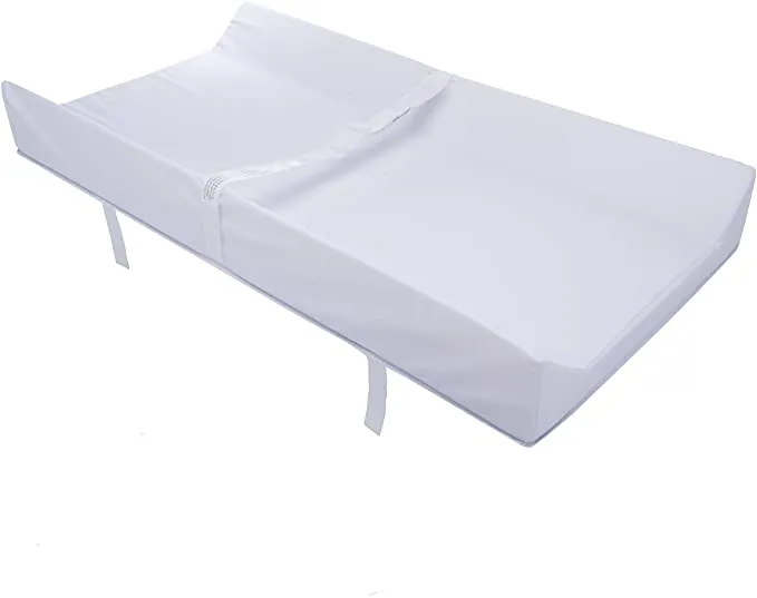New Munchkin Secure Grip Changing Pad, White! Xtra-Grip strips keep pad in-place! Fits most dressers and changing tables