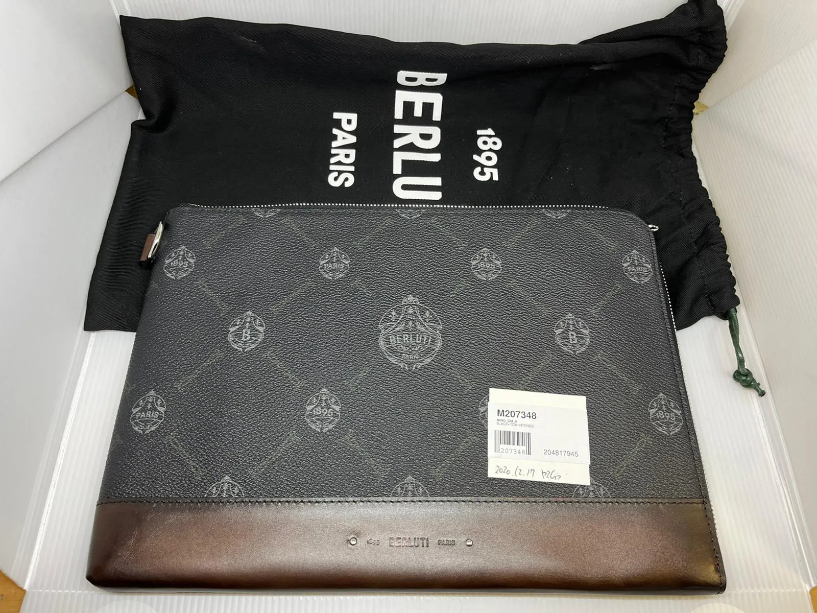 Nino GM Canvas & Leather Clutch