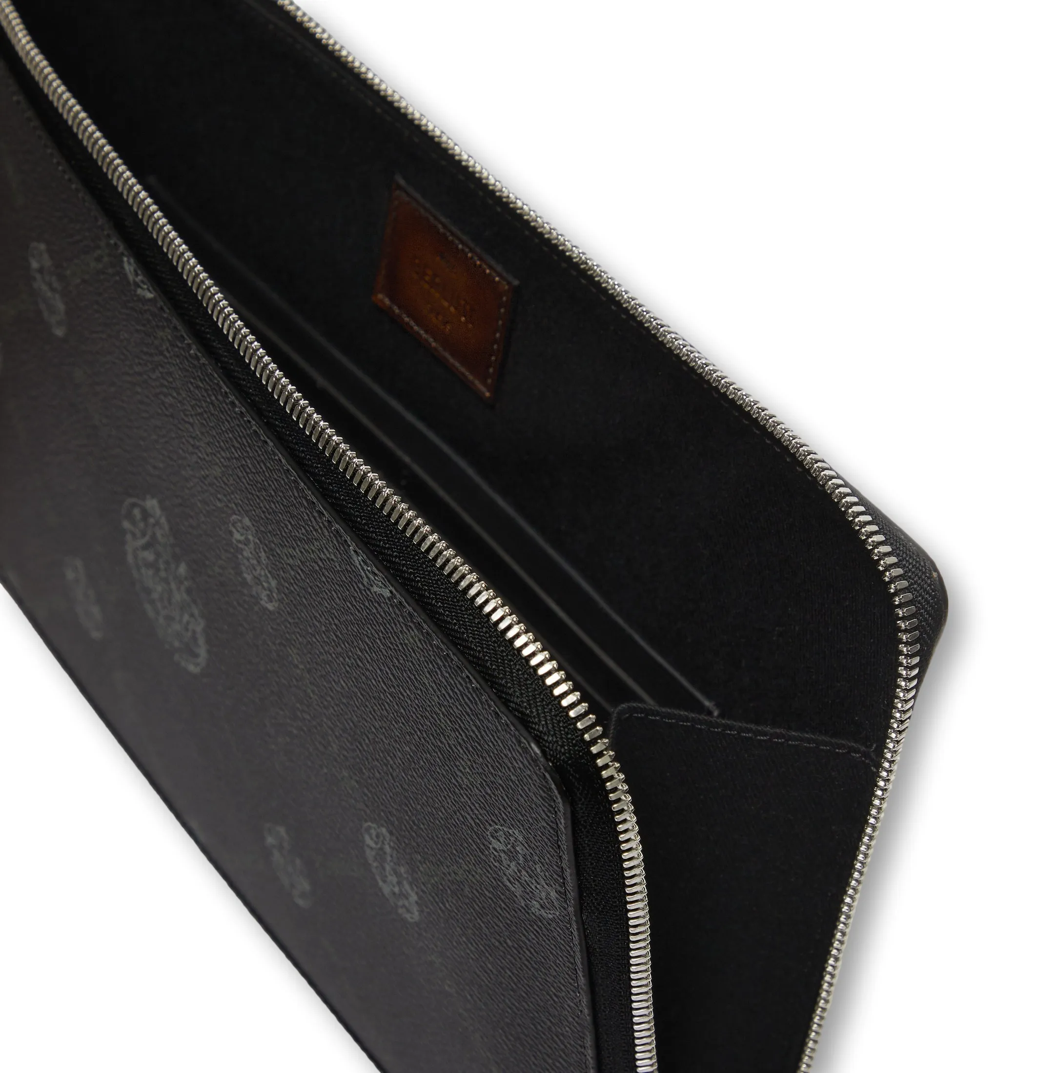 Nino GM Canvas & Leather Clutch