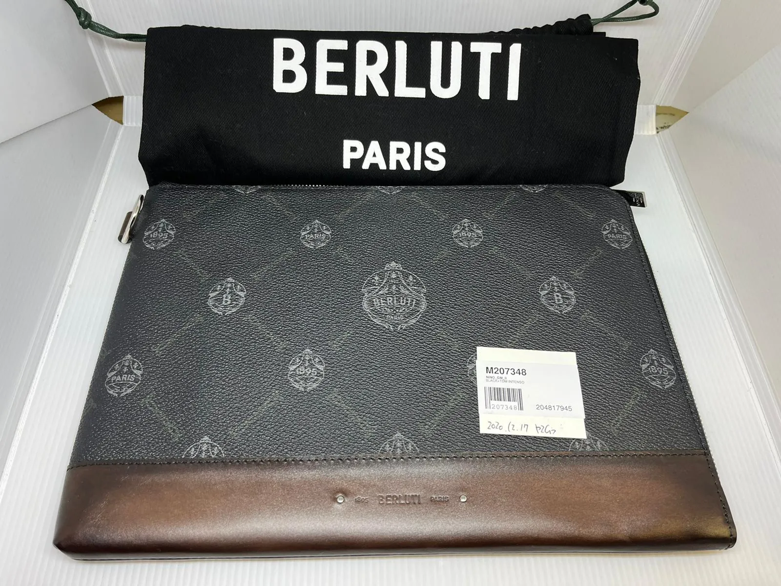Nino GM Canvas & Leather Clutch