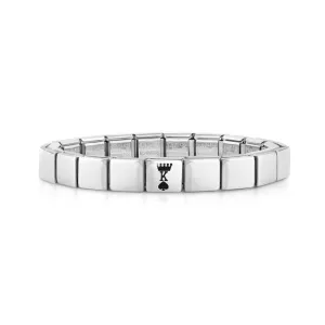 Nomination Composable Glam Bracelet, King Of Spades, Silver