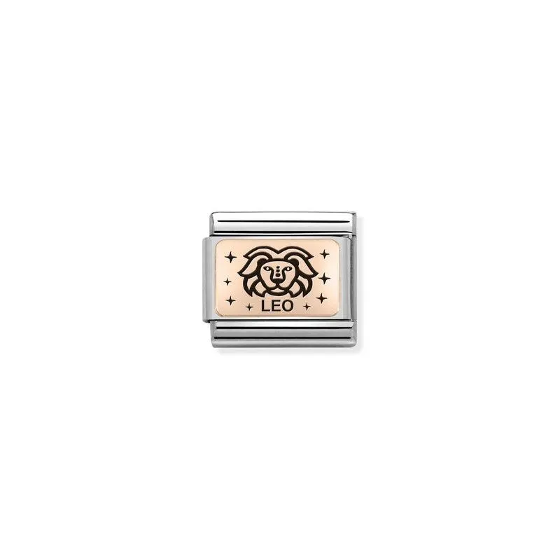 Nomination Composable Link Leo, 9K Rose Gold