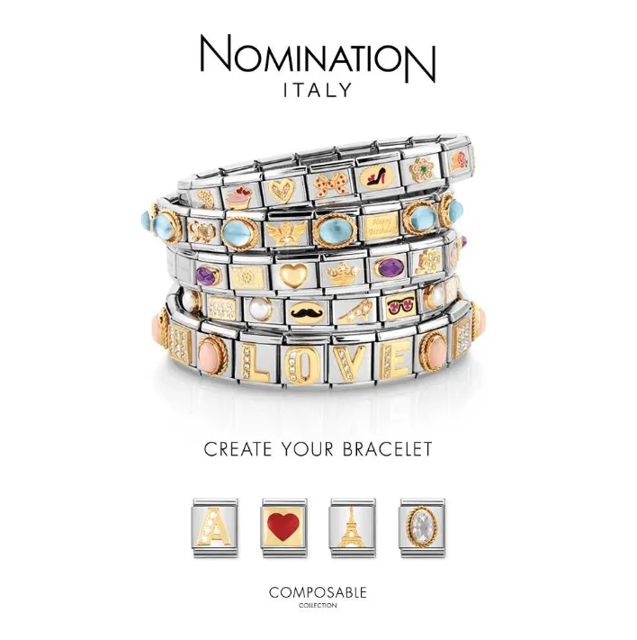 Nomination Composable Yellow Flower Charm