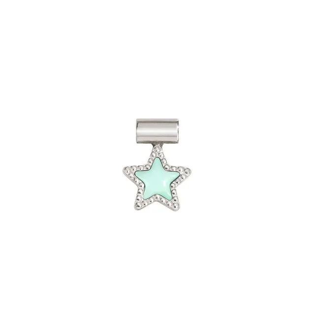 Nomination SeiMia Pendant, Turquoise Star, Silver & Enamel