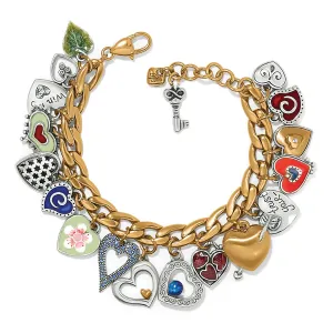 One Heart Color Charm Bracelet - JF0209