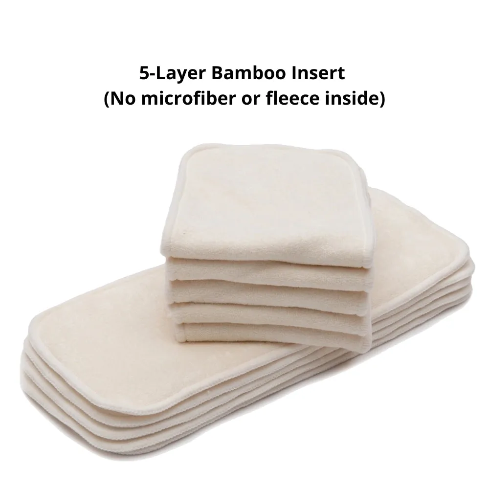 One Size Bamboo Charcoal Cloth Diaper