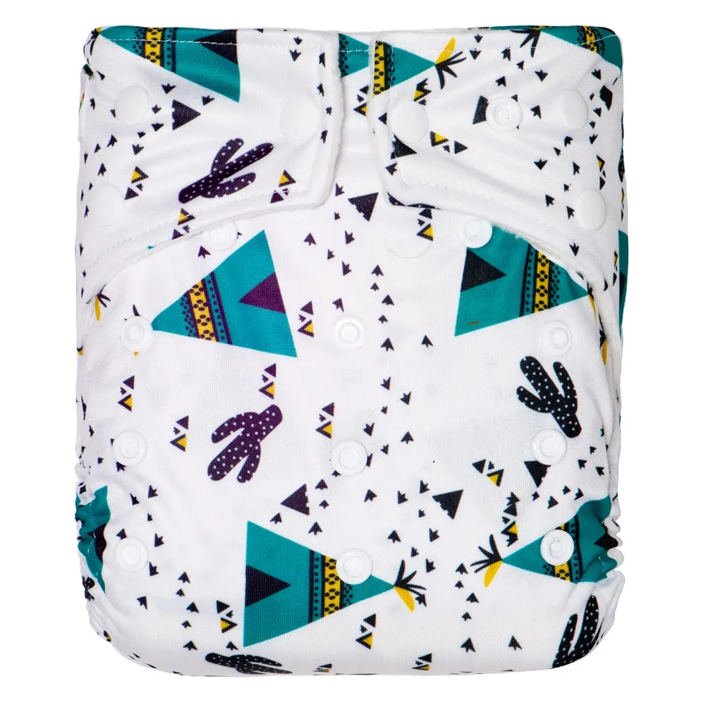 One Size Bamboo Charcoal Cloth Diaper