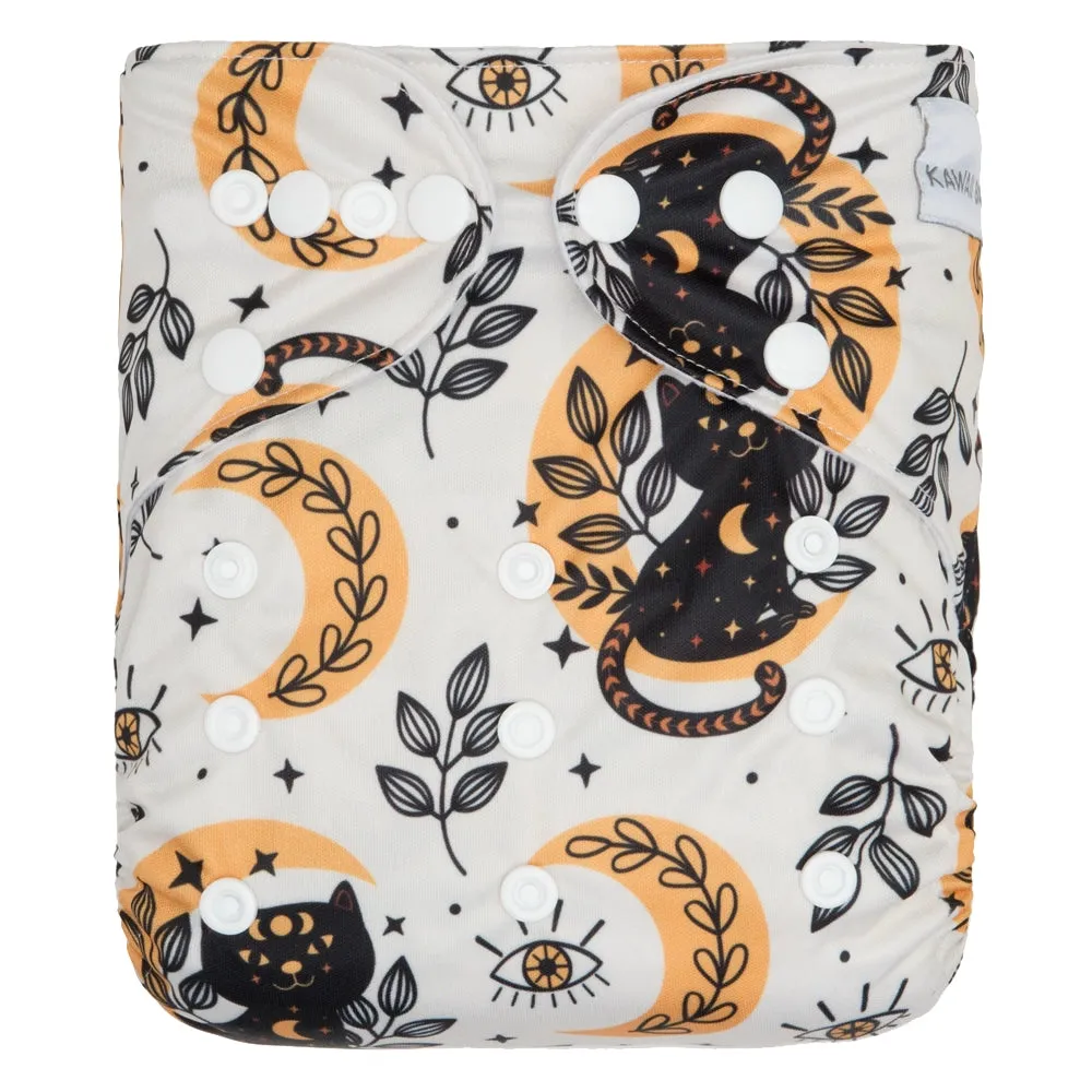 One Size Bamboo Charcoal Cloth Diaper
