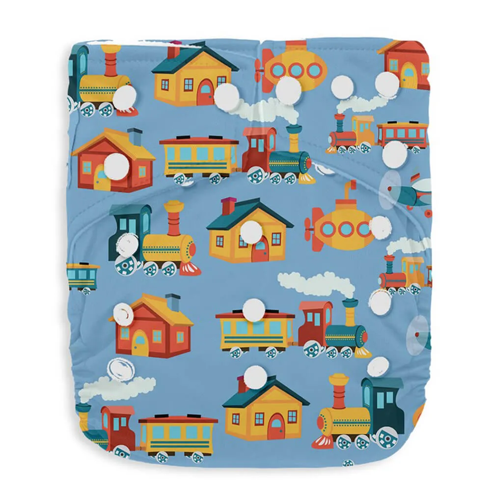 One Size Bamboo Charcoal Cloth Diaper