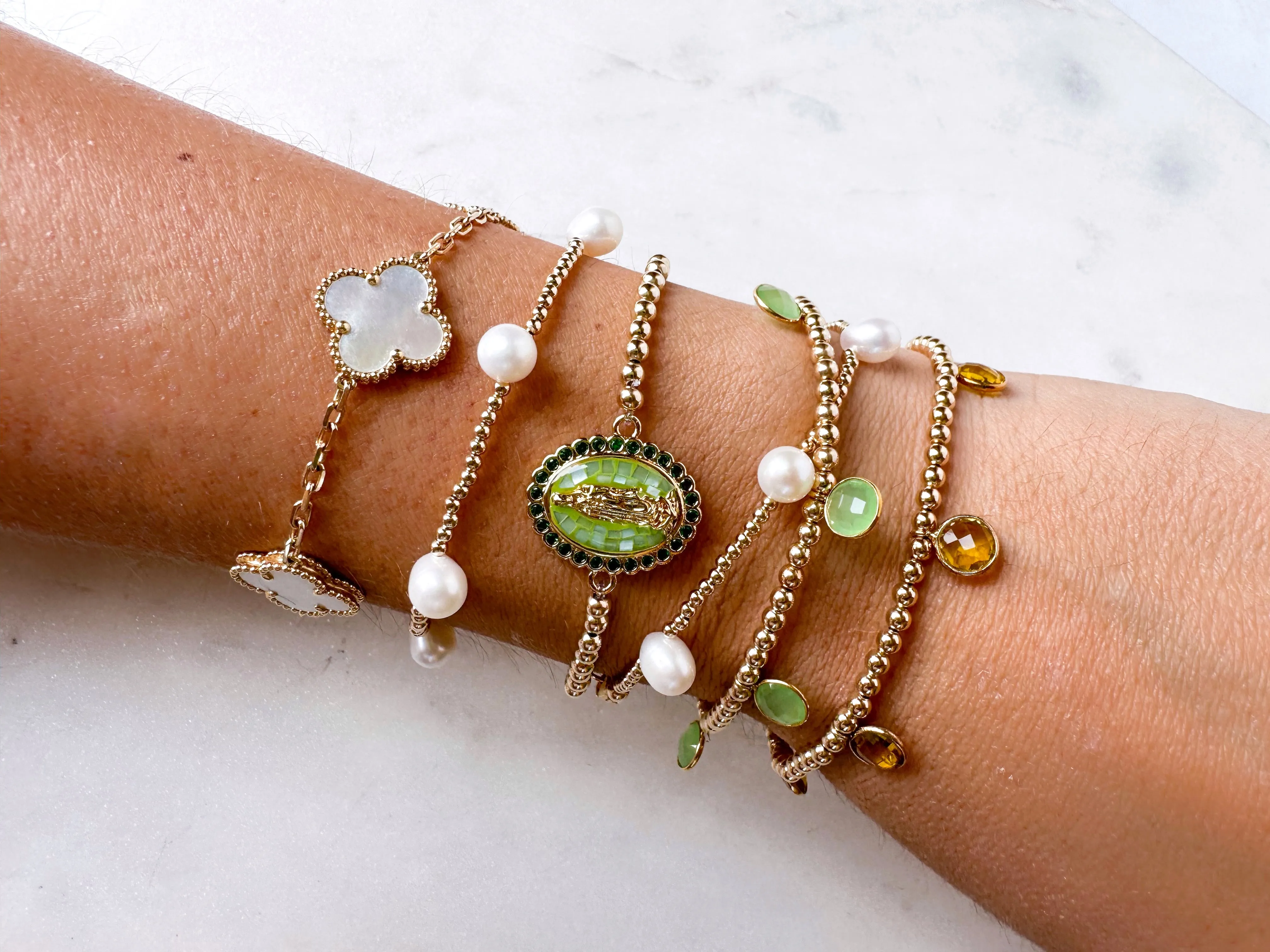 Opal Mary Bracelets