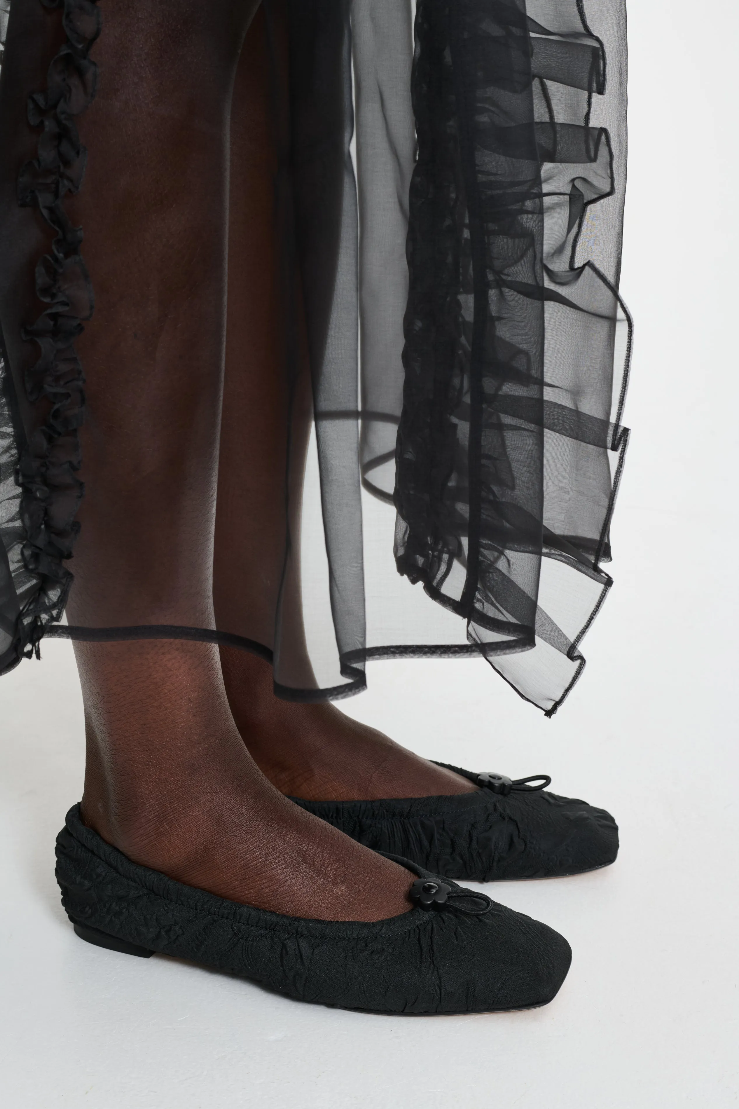 ORBELLA | BALLET GARDENIA MATELASS… BLACK
