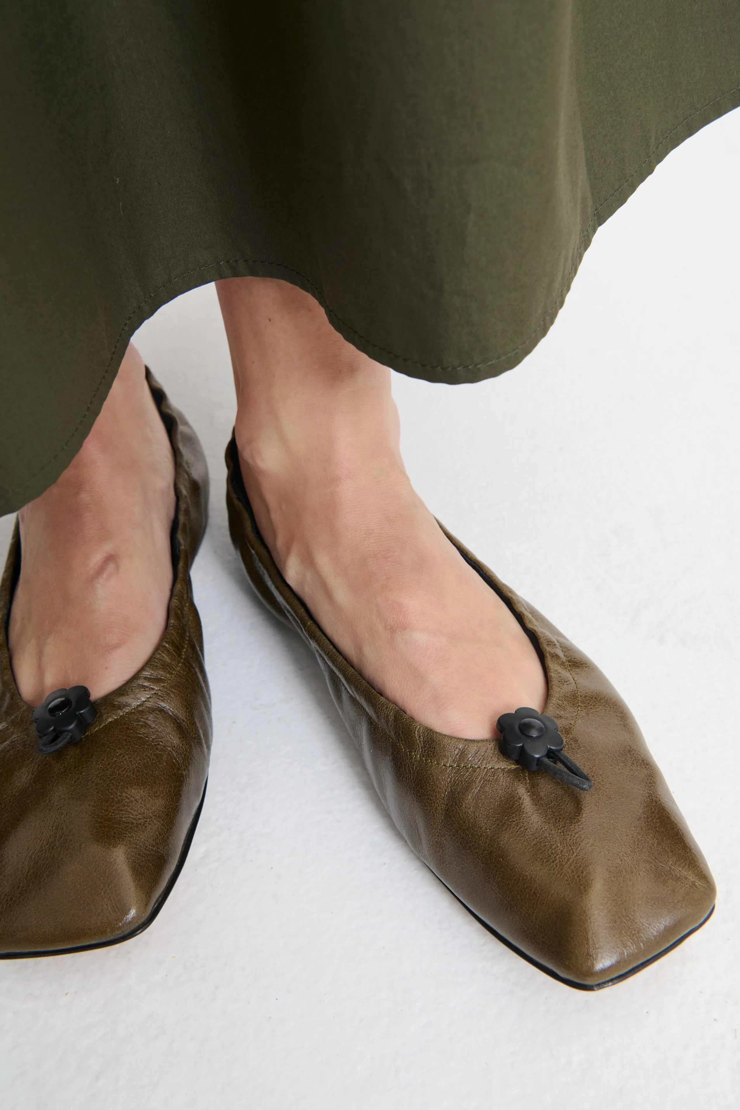 ORBELLA | BALLET LEATHER | OLIVE