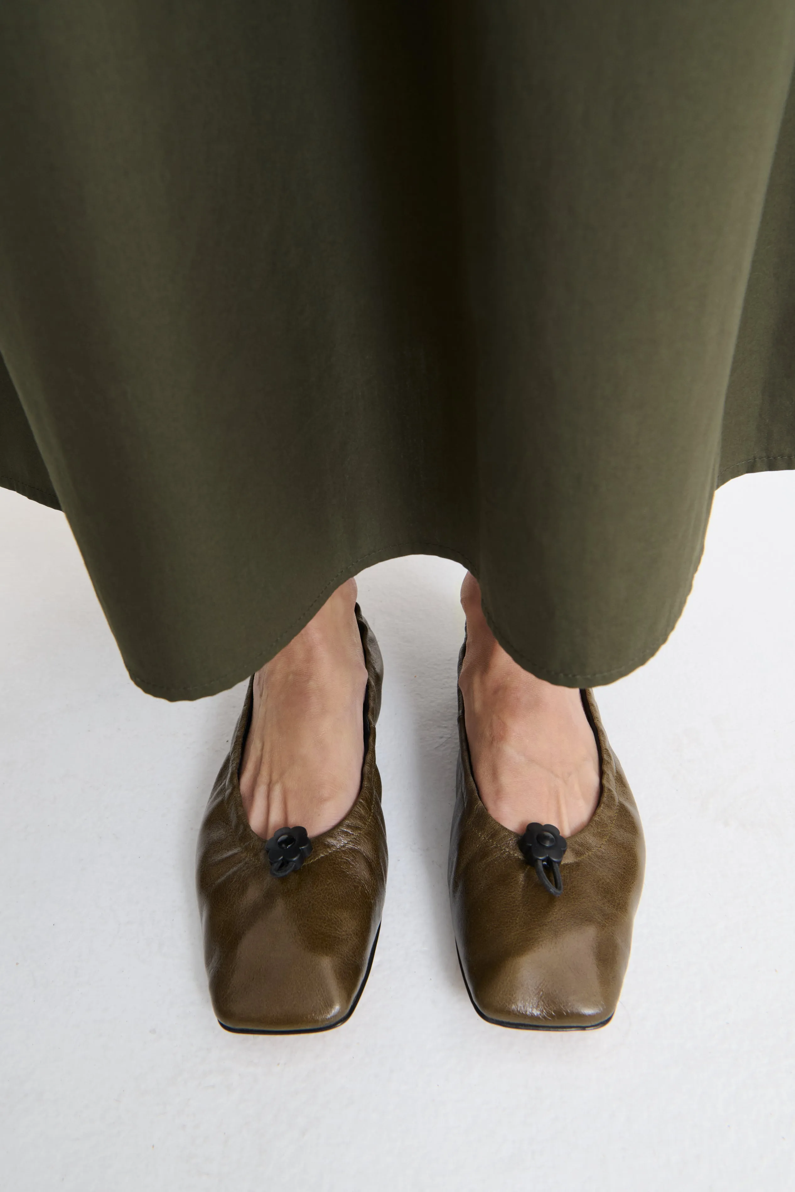 ORBELLA | BALLET LEATHER | OLIVE