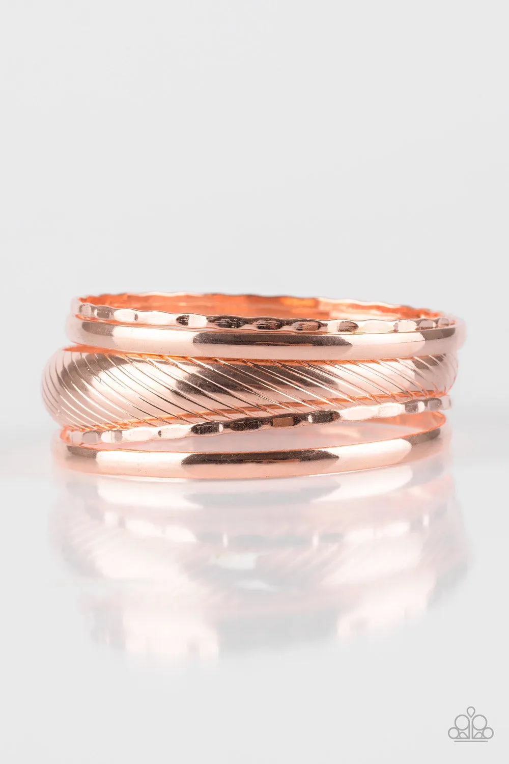 Paparazzi - Boss Of Boho - Copper Bracelets