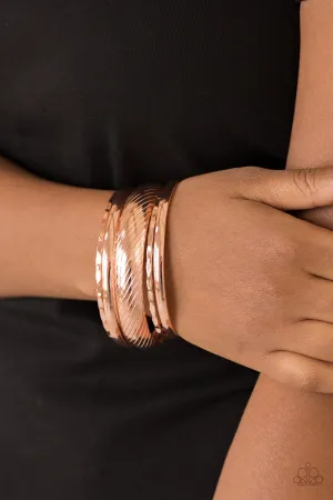 Paparazzi - Boss Of Boho - Copper Bracelets