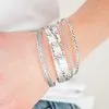 Paparazzi - Literally Loveable - Silver Bracelets