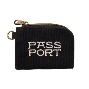 Pass~Port - Empty Pockets Coin Pouch Black