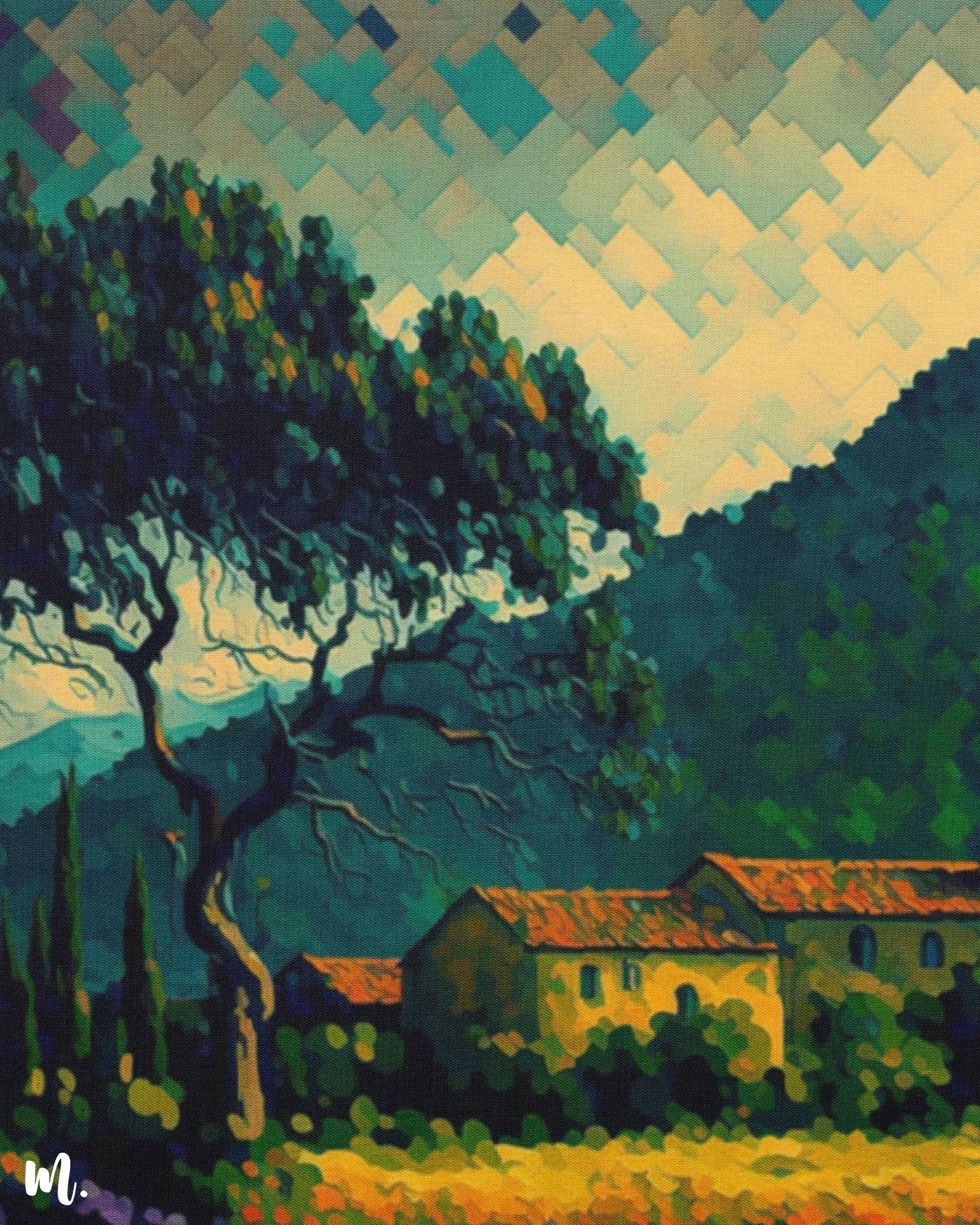 Patchwork Paradise modern canvas art