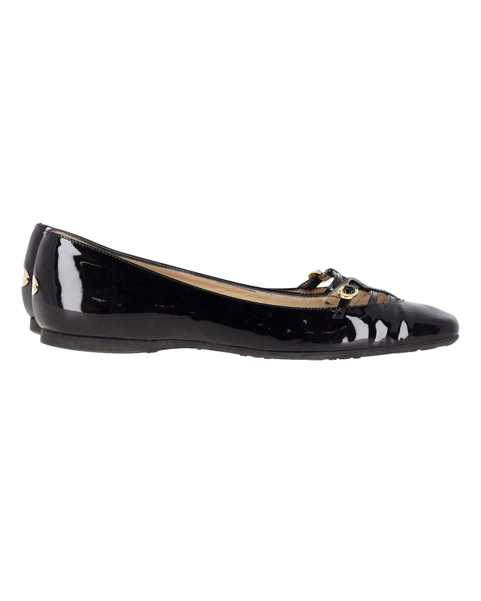 Patent Leather Ballerina Flats