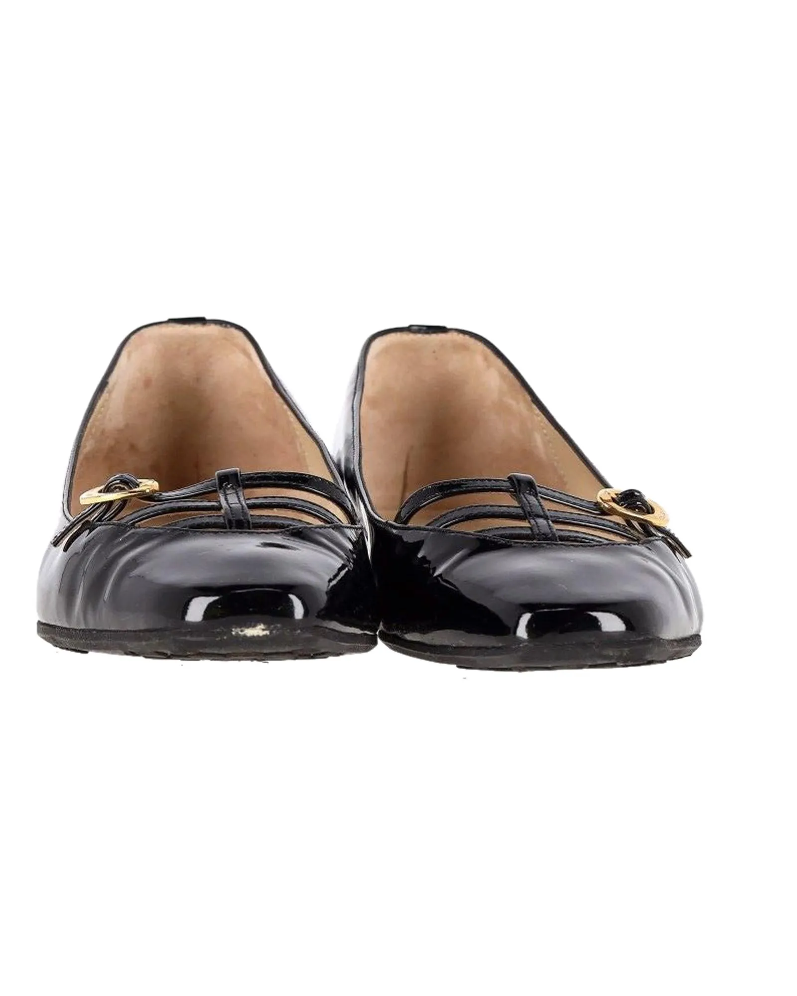 Patent Leather Ballerina Flats