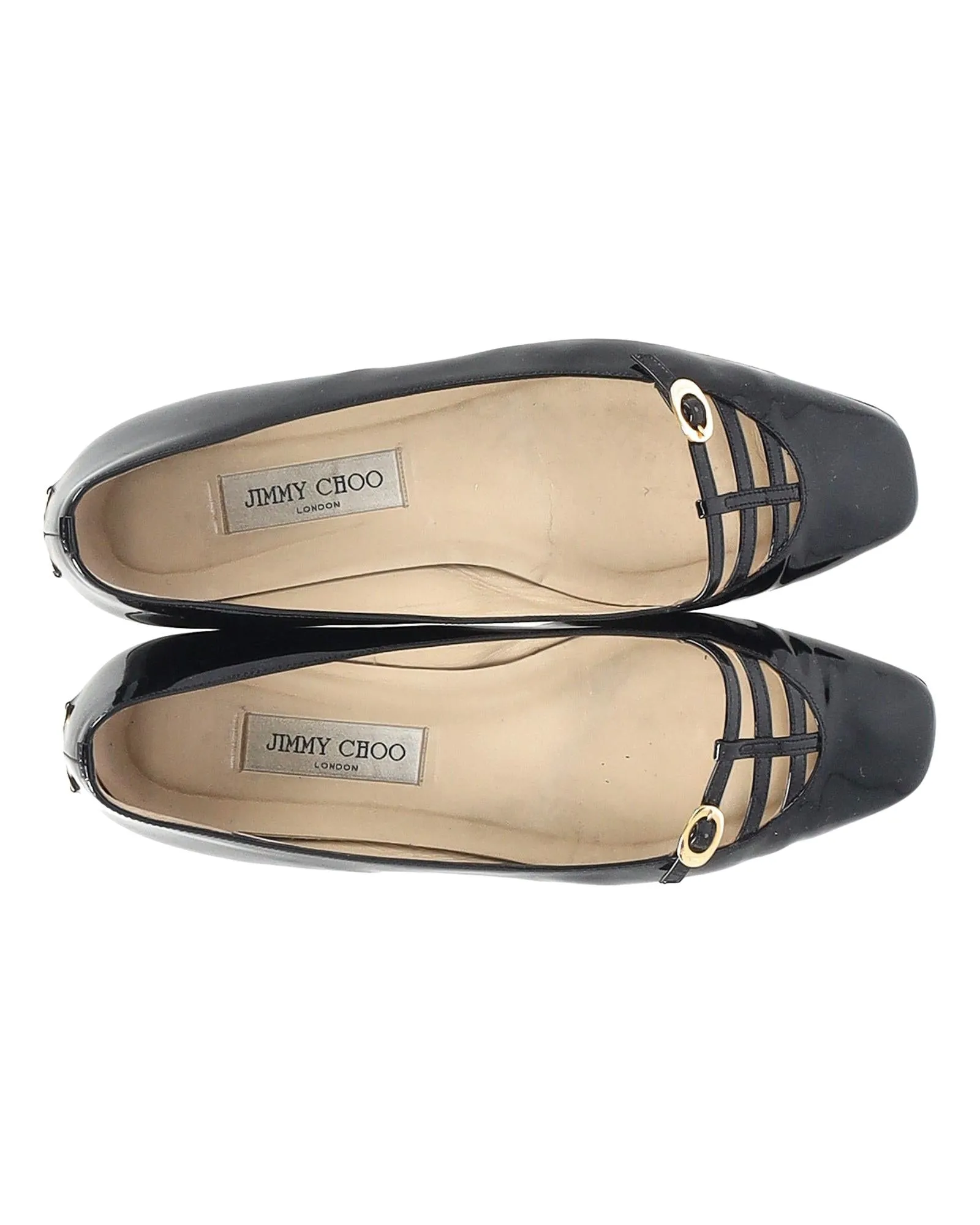 Patent Leather Ballerina Flats