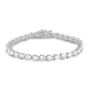Pear Shape Diamond Tennis Bracelet