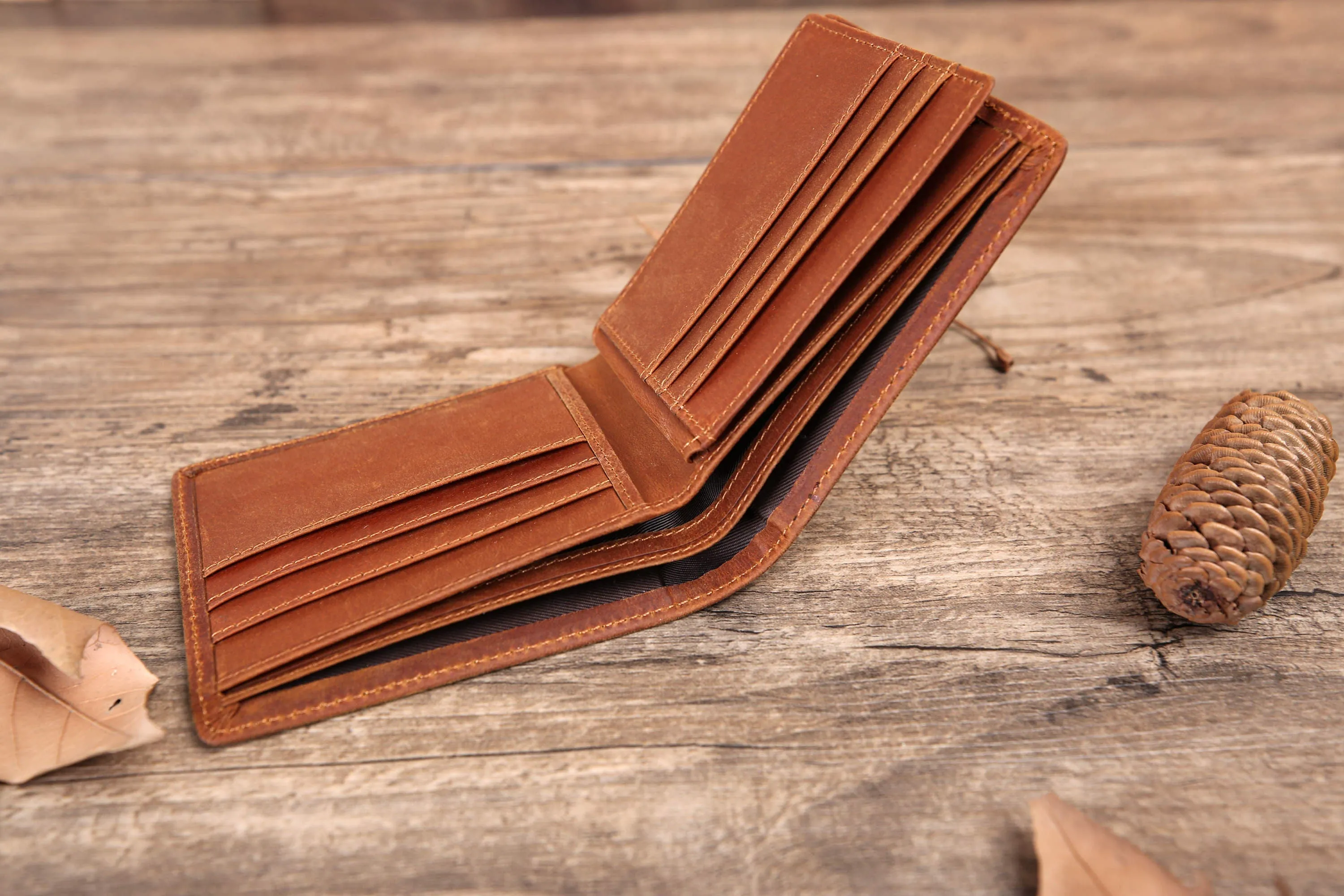Personalized Leather Wallet Mens Wallet Leather Personalized Wallets for Men gift for Husband gift for Him Personalized Gift for Men Wallet