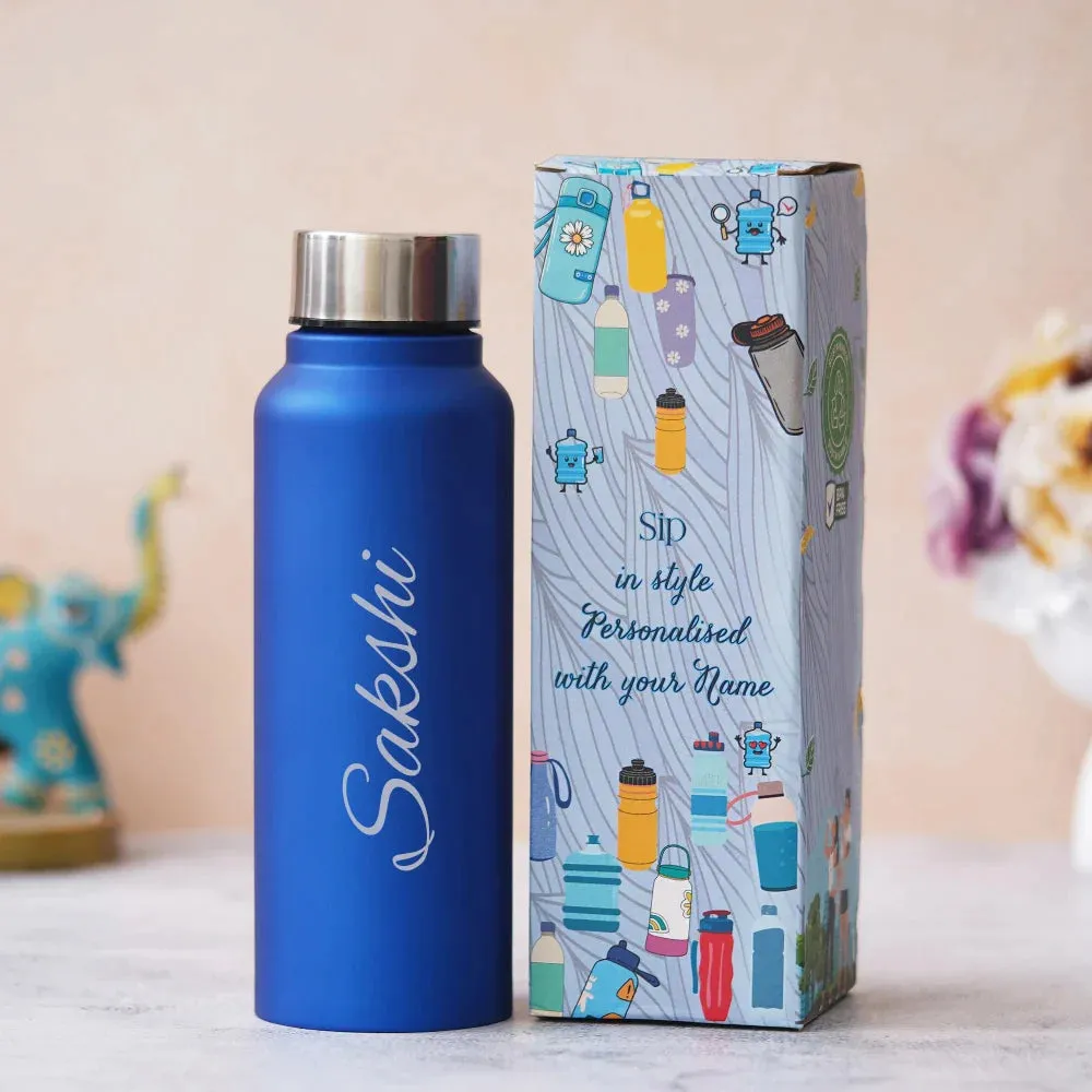 Personalized Men's 3 Pcs Combo with Classic Bottle - Blue
