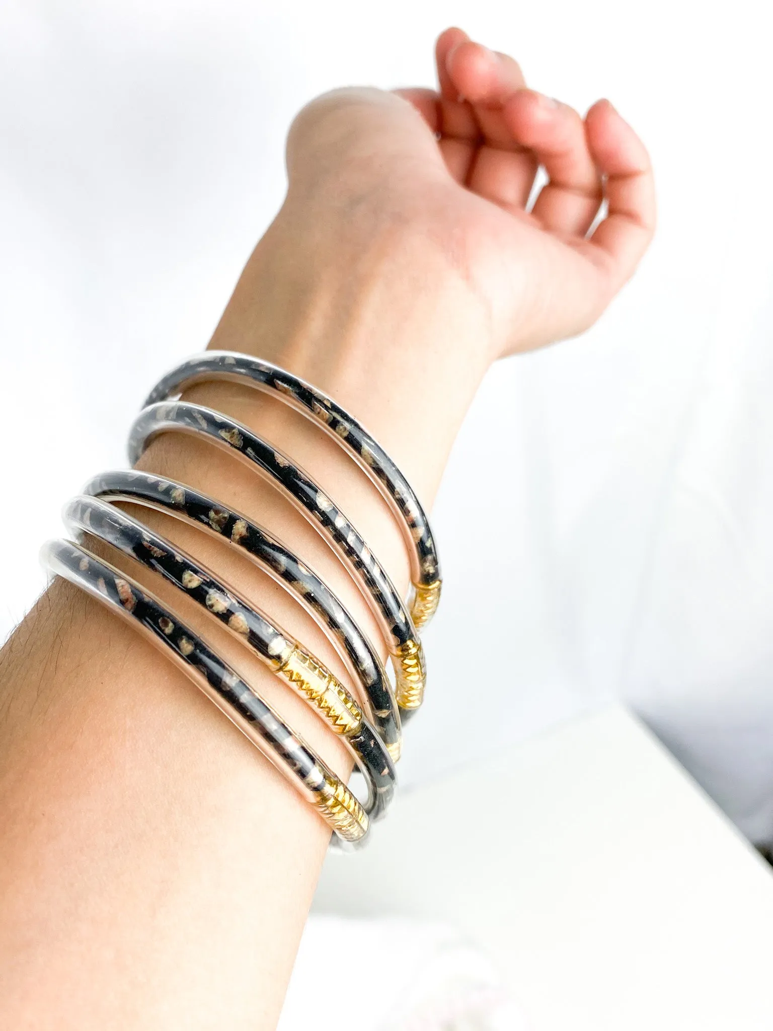 Plastic Bangle Bracelets (Set de 5)