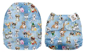 Pocket Diaper-(Cute Dogs)- May 2021-(Mama Koala & PPC Custom Print)