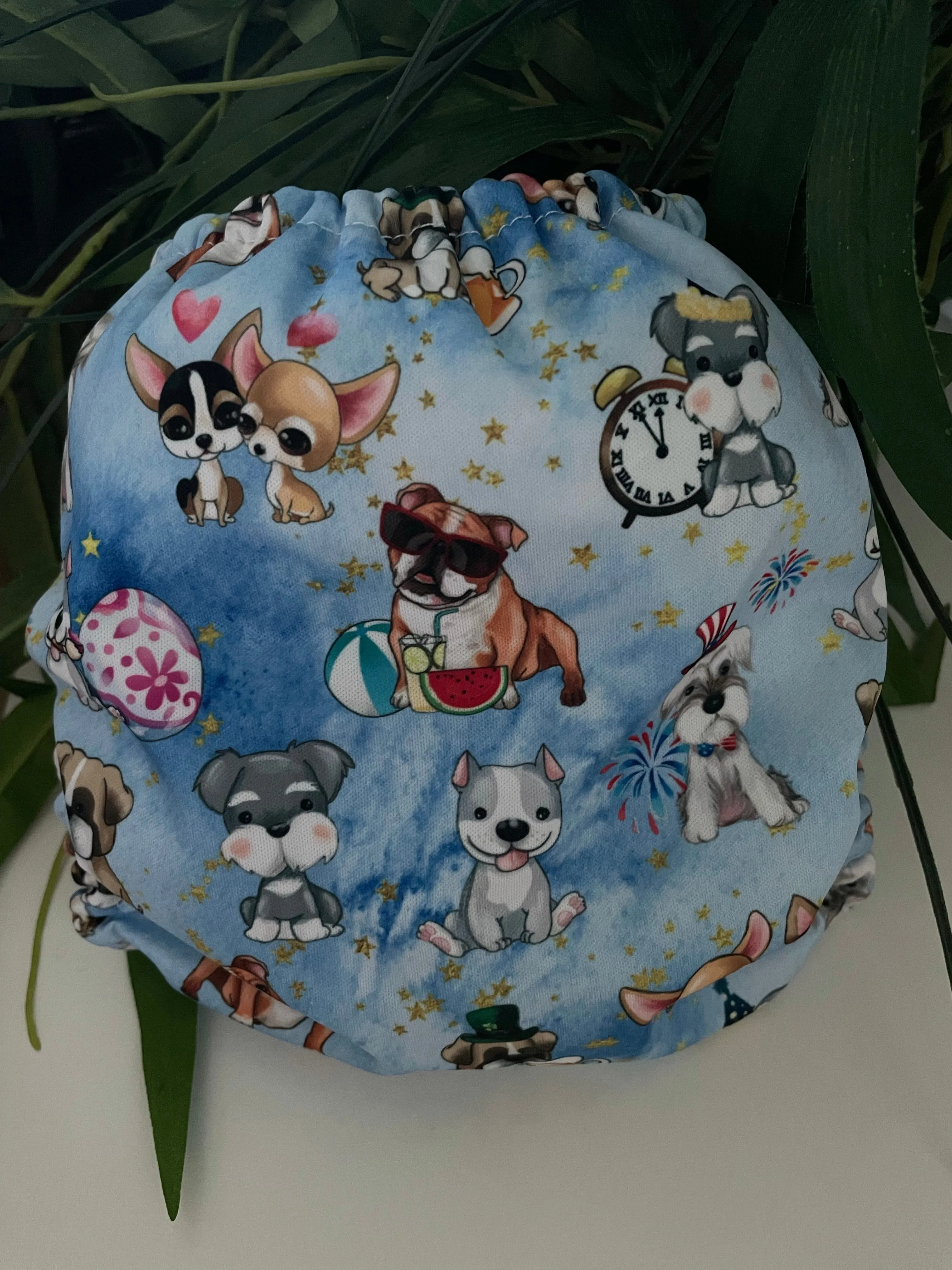Pocket Diaper-(Cute Dogs)- May 2021-(Mama Koala & PPC Custom Print)