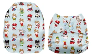 Pocket Diaper-(Unicorn Boys)-April 2021-(Mama Koala & PPC Custom Print)
