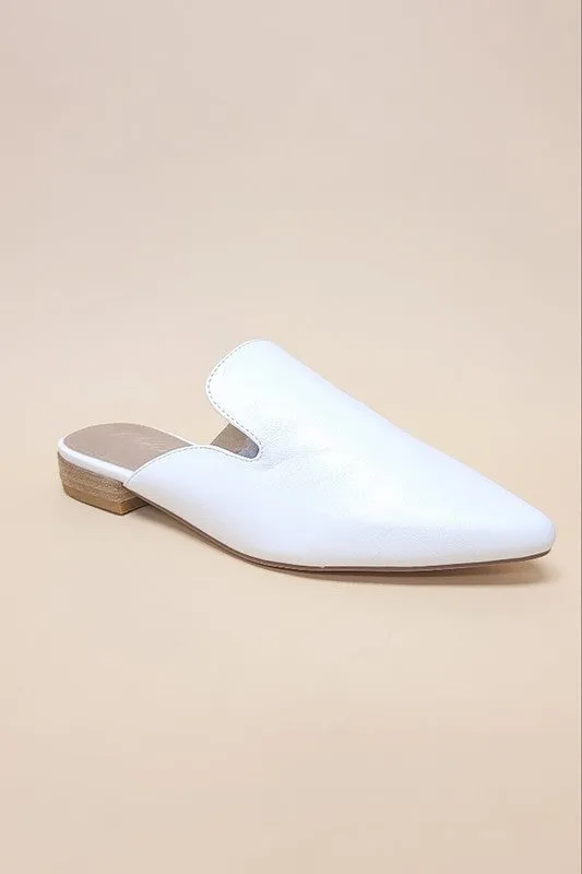 Point Toe Slip on Mule