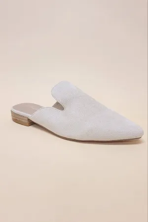 Point Toe Slip on Mule