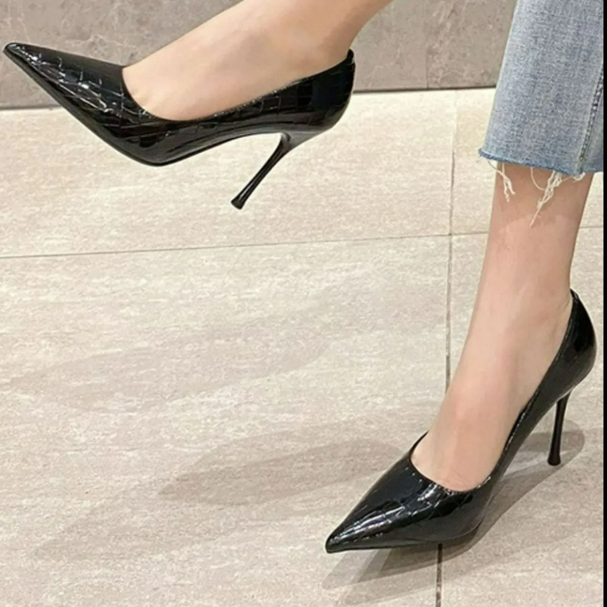 Point Toe Stiletto Pumps