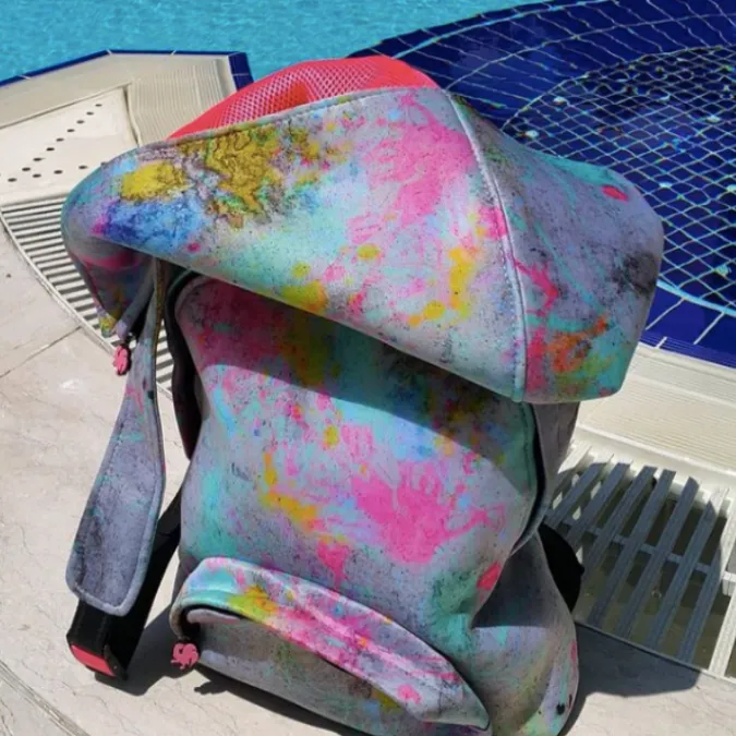Print Basic - Hooded Backpack - Pollock