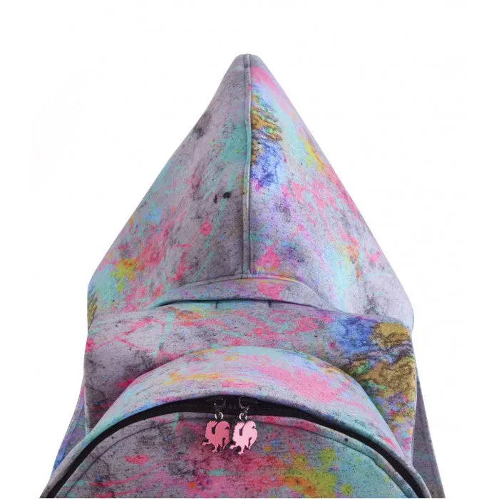 Print Basic - Hooded Backpack - Pollock