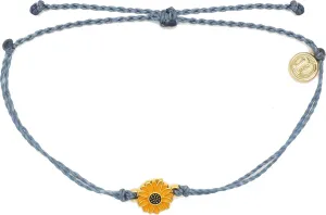 PURA VIDA GOLD ENAMEL SUNFLOWER - BLUE STEEL