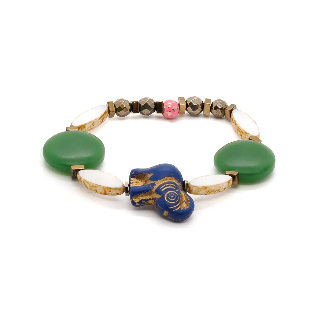 Purple Elephant Bracelet
