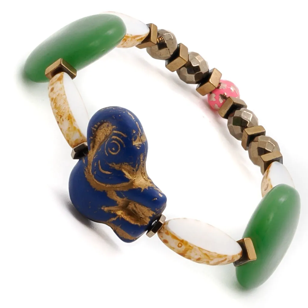 Purple Elephant Bracelet