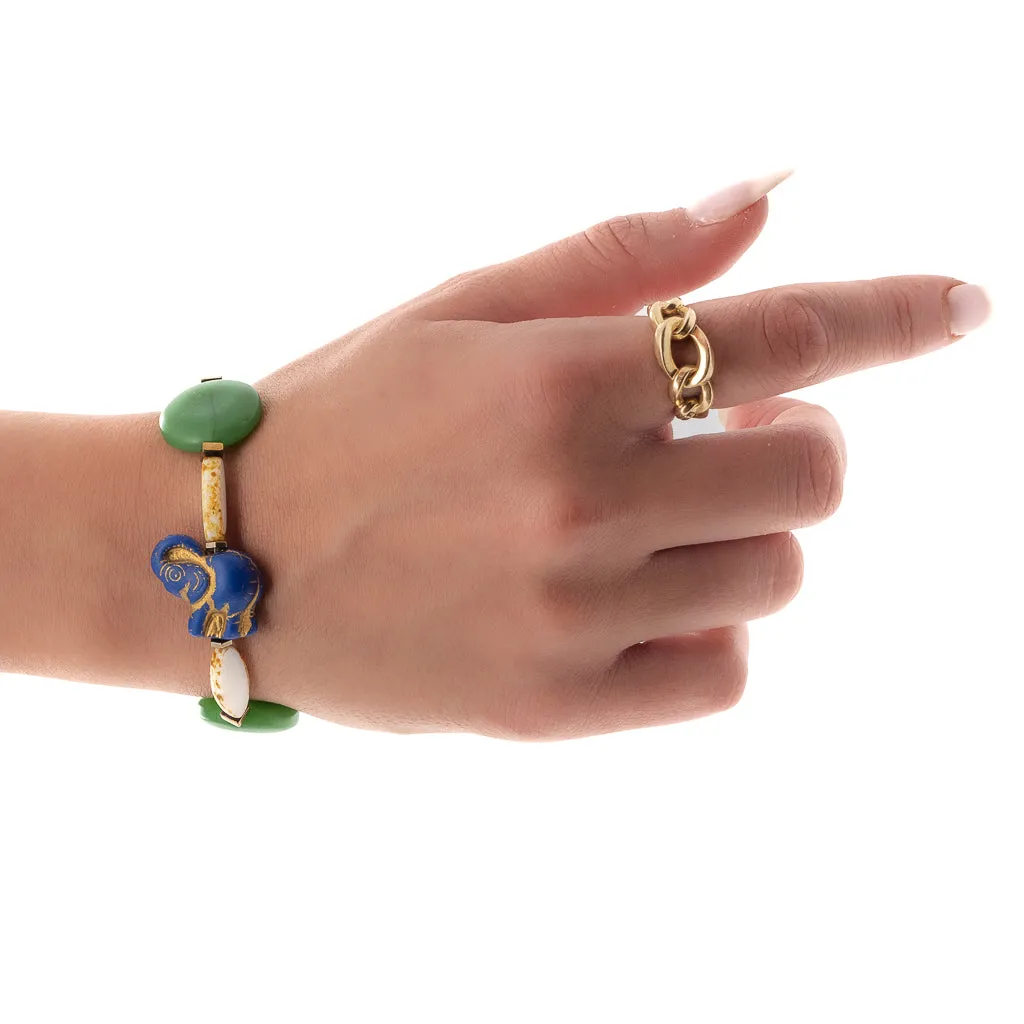 Purple Elephant Bracelet