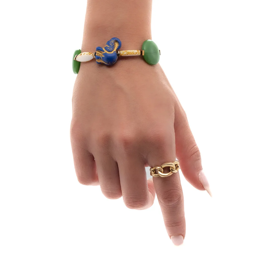 Purple Elephant Bracelet