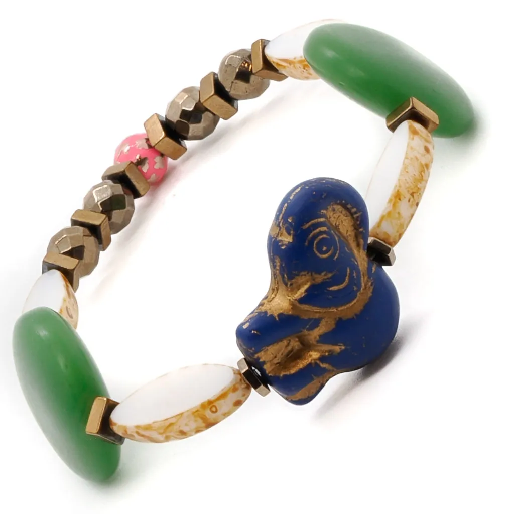 Purple Elephant Bracelet