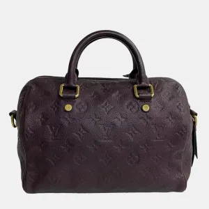 Purple Monogram Empreinte Speedy Bandouliere 25 Satchel Bag