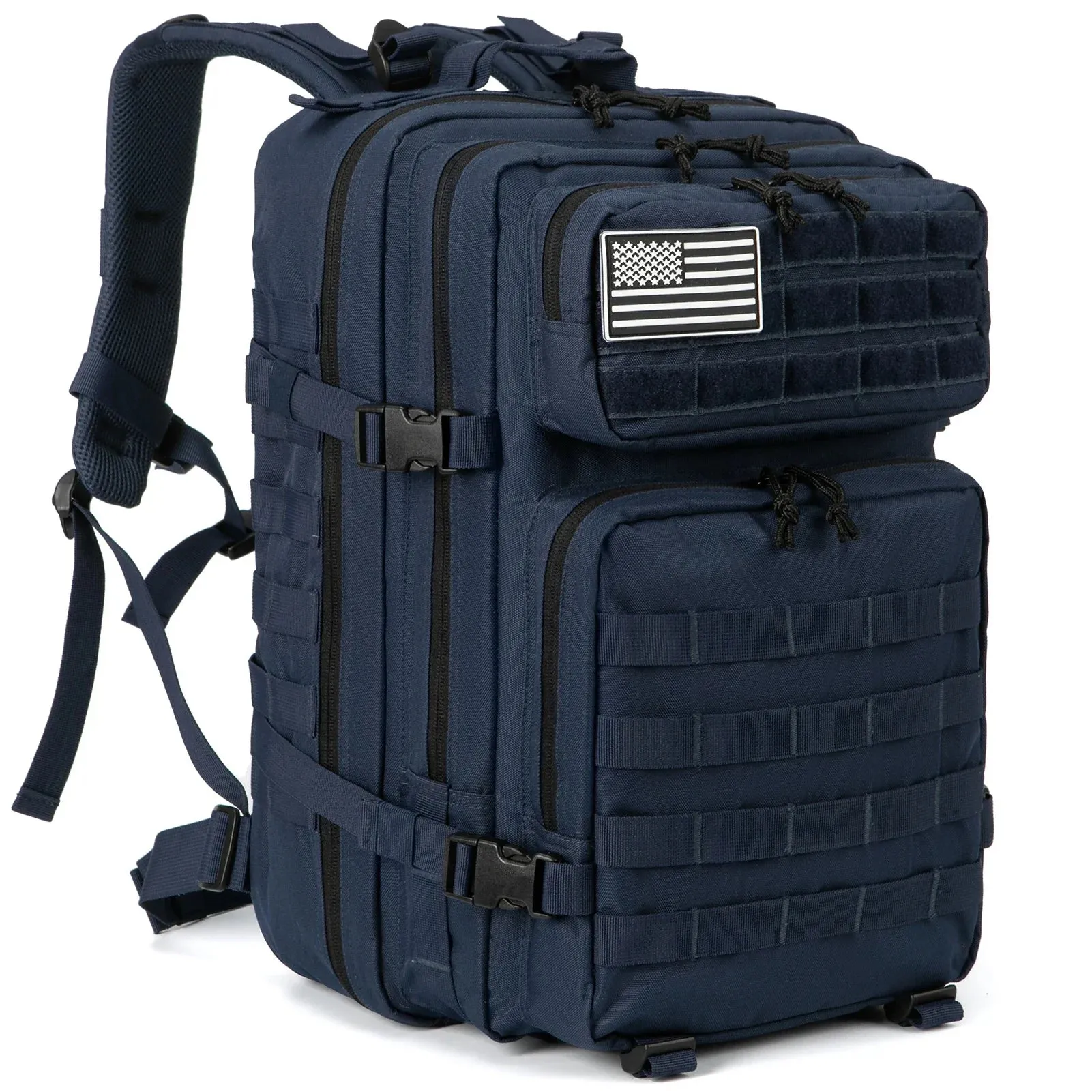 QT&QY Tactical Backpacks Outdoor 45L Large Capacity Man 3 Days Molle Hking Bags For Outdoor Trekking Camping Backpack