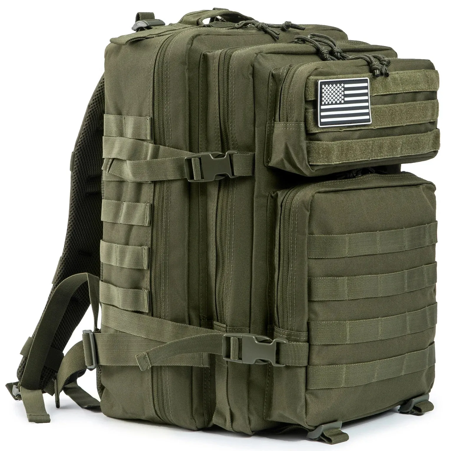 QT&QY Tactical Backpacks Outdoor 45L Large Capacity Man 3 Days Molle Hking Bags For Outdoor Trekking Camping Backpack