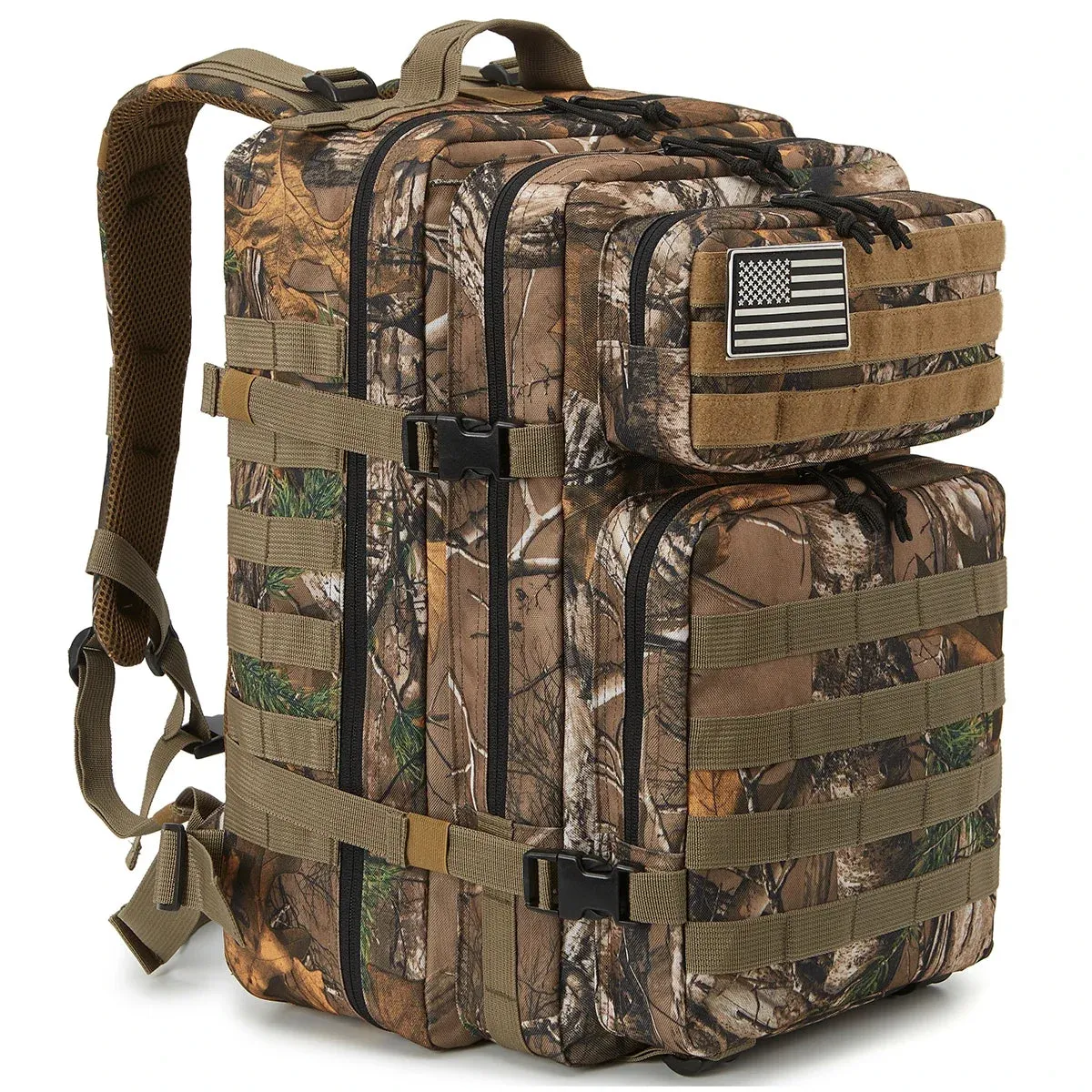 QT&QY Tactical Backpacks Outdoor 45L Large Capacity Man 3 Days Molle Hking Bags For Outdoor Trekking Camping Backpack